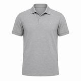 Plain Piqué Polo T-Shirt