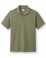 Crochet Polo Half-Sleeve T-Shirt