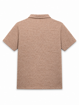 Plain Crochet Polo T-Shirt
