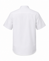Plain Linen Half-Sleeve Shirt
