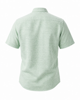Plain Linen Half-Sleeve Shirt