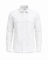 Oxford Long-Sleeve Shirt with Pockets