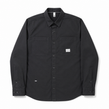 Plain Gabardine Long-Sleeve Shirt