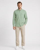 Plain Linen Shirt with Pockets