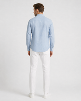 Plain Linen Shirt with Pockets