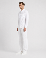 Plain Linen Shirt with Pockets