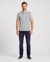 Printed Half-Sleeve Polo T-Shirt