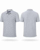 Printed Half-Sleeve Polo T-Shirt
