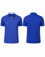 Printed Half-Sleeve Polo T-Shirt