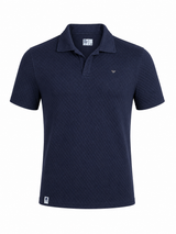 Plain Crochet Polo T-Shirt