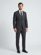Two-Button Piqué Suit