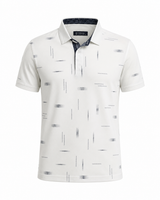 Patterned Polo T-Shirt 1702