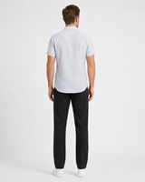 Plain Linen Half-Sleeve Shirt