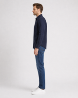 Oxford Long-Sleeve Shirt with Pockets