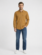 Oxford Long-Sleeve Shirt with Pockets