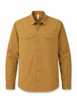 Oxford Long-Sleeve Shirt with Pockets