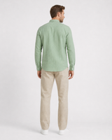 Plain Linen Shirt with Pockets