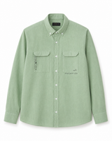 Plain Linen Shirt with Pockets