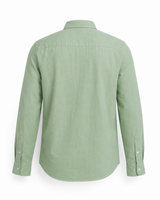 Plain Linen Shirt with Pockets