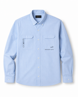 Plain Linen Shirt with Pockets