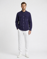 Plain Linen Shirt with Pockets