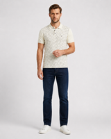Printed Half-Sleeve Polo T-Shirt