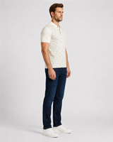 Printed Half-Sleeve Polo T-Shirt