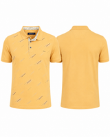 Printed Half-Sleeve Polo T-Shirt