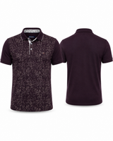 Patterned Polo T-Shirt 1706