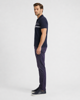 Striped Half-Sleeve Polo T-Shirt