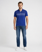 Patterned Polo T-Shirt 1718
