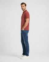 Patterned Polo T-Shirt 1721