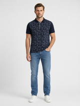 Patterned Polo T-Shirt 1721