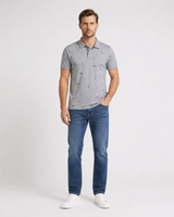 Patterned Polo T-Shirt 1702