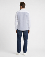 Striped/Plain Linen Shirt