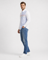Striped/Plain Linen Shirt