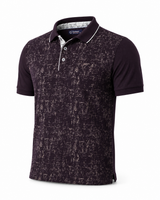 Patterned Polo T-Shirt 1706