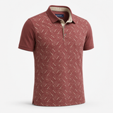 Patterned Polo T-Shirt 1721