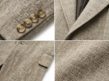 Linen Birdie Ball Blazer