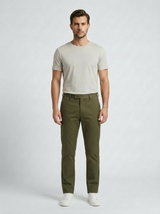 Slim Gabardine Pants (Classic Pocket)